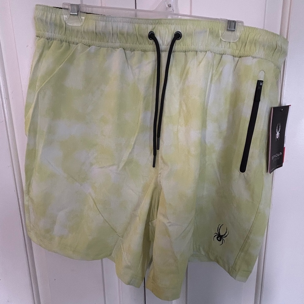 Spyder Tie Dye Swim Trunks Swimwear Quick Dry UV Protection Breathable New Sz XL